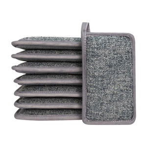 Paños de Limpieza de Alambre Plateado, Toallas Absorbentes para Platos, Estropajos de Acero, Paños de Doble Uso para Lavar Platos en Seco/Húmedo, Juego de Herramientas de Limpieza para Cocina - Product Image 2