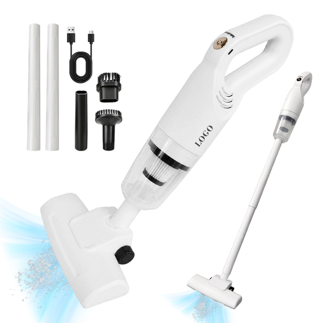 Compact Wireless Stick Vacuum Cleaner Powerful Suction Efficient Dust Removal Battery Powered Dual-Use Pet Hair Handheld Vacuum