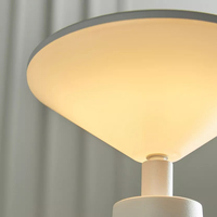 Lampe de nuit LED à charge USB trois modes d'éclairage interrupteur tactile veilleuse décorative rotative pour la maison chevet écologique