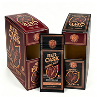 Boîte de présentation personnalisée pour feuilles de tabac Fronto Grabba avec fenêtre, emballage auto-scellant pour cigares
