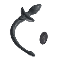 YPM Hundes chwanz Vibrierender Butt Plug Fernbedienung Silikon ball Anal Plug Vibration Sexspielzeug Für Mann Frauen