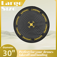 Plateforme d'atterrissage pliable imperméable de haute qualité Superlieur 75 cm en PVC noir longue portée pour accessoires de drones professionnels