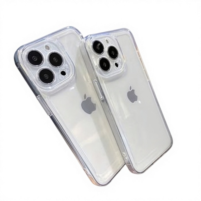 Cartoon Design UV Painted Transparent Shockproof Anti-Fall TPU Mobile Phone Cases 17/16/15/14/13/12/11 Pro Max/XS/8 Plus 7 Plus