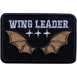 Parche Bordado Wing Leader de 3 Pulgadas Termoadhesivo para Gorras, Ropa, Mochilas, Vaqueros, DIY, para Coser - Product Image 1