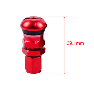 PQYRACING Tiges de valve en acier inoxydable, coloris bleu, noir, or, violet, rouge, argent, avec embout allemand, pour la mise à niveau et la rénovation des roues de voiture - Product Image 4