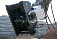 Fraiseuse routière Wolver pour excavatrice 6-9T avec certification CE, haute efficacité, profondeur réglable