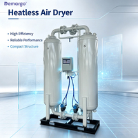 Sécheur d'air déshydratant régénératif sans chaleur Demargo DM250WR 27 Nm/min -40 DN80 à bride, contrôle PLC, compresseur en acier inoxydable