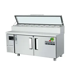 Commercial Restaurant Kitchen Vertical Stainless Steel Freezer Refrigerator Equipment With Good Quality And Price