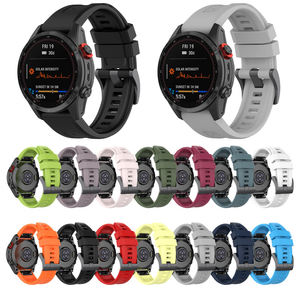 Bracelets de montre en caoutchouc pour <span class=keywords><strong>Garmin</strong></span> <span class=keywords><strong>Fenix</strong></span> 8 7X 7 7S Solar <span class=keywords><strong>6S</strong></span> 6X <span class=keywords><strong>Pro</strong></span> 5X TACTIX7 Enduro EasyFit 26 20 22mm <span class=keywords><strong>Bracelet</strong></span> Montre Accessoires - Product Image 2