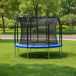 Trampoline multifonctionnel d'extérieur en gros pour usine avec panier de basket et échelle, trampoline de fitness pour jeux en extérieur - Product Image 5