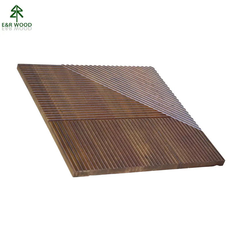 E&R WOOD Interior Wall Paneling Lap Siding Decorating Board Caravan Building Materials Furniture Wooden Panels For Room