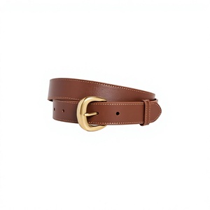 Custom Steel Square Pin Cow Hide Genuine Leather Belt Heavy Duty Eco-Friendly Vintage Men's Waterproof Durable Solid 3.8 CM 140 - Product Image 6