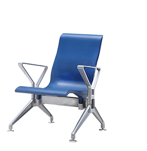 Silla de Aeropuerto de 2 Plazas, Banco de Espera con Cojín de Cuero PU, Asientos Públicos para Clínica, Recepción de Aeropuerto, Vestíbulo - Product Image 2
