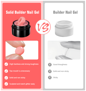 Constructeur de gel antiadhésif <span class=keywords><strong>Deroi</strong></span> 35 couleurs avec constructeur de gel épais en gelée solide dure transparente pour ongles - Product Image 5