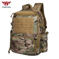 YAKEDA Sac à dos Molle découpé en laser Sac à dos tactique personnalisé étanche en plein air Voyage Camping Randonnée Sac d'entraînement Sac à dos tactique Molle