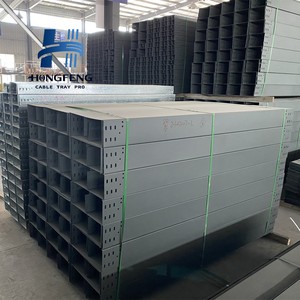 ถาดวางสายเคเบิลเหล็กเคลือบสังกะสีแบบจุ่มร้อนเคลือบผง และแบบเคลือบสังกะสีสำเร็จรูป - Product Image 5