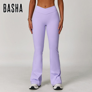 Bashasport hơi loe và Khỏa Thân yoga quần, cao-eo, chạy, giản dị, chặt chẽ và linh hoạt Loe Quần cho phụ nữ - Product Image 5
