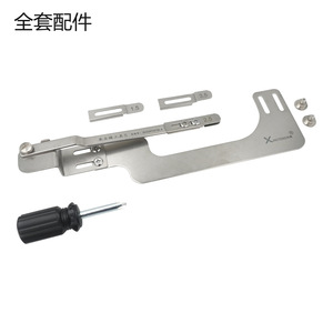 Herramienta de costura XINGTENG S de acero inoxidable con calibre fijo para prensar mangas, cuellos, cinturillas y solapas. - Product Image 1