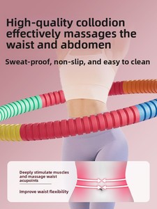 Cerchio Addominale Sottile da Donna per Fitness, in Gomma e Cotone, per Riduzione del Grasso e Bruciatura dei Grassi - Product Image 5