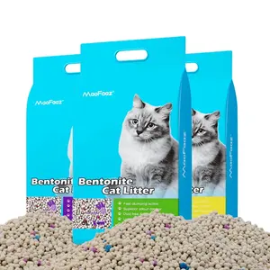 Wholesale Cheapest Dust Free Strong Clumping Sodium Clay Cat Litter Easy Clean Premium Apple Scent Bentonite Cat Sand