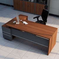 Ensemble table et chaises robustes et sûrs, plateau de table de 25 mm d'épaisseur, avec armoire, bureau simple