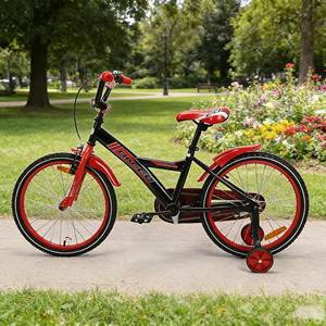 Bicicletta per Bambini Sport Bike Double V con Ruote Stabilizzatrici, Telaio in Acciaio per Bambine 1-6 Anni - Product Image 6