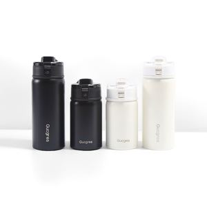 Custom Logo 600ml 800ml Stainless Steel Thermal Vacuum <b>Flasks</b> Sport Reusable Insulated Water Bottle <b>with</b> Lids and <b>Straw</b> - Product Image 5