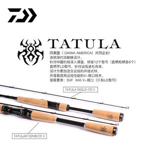 Canne à pêche Tatula Lure Rod 6m, action moyenne rapide, en fibre de carbone, pour la pêche au bar en eau douce et salée. - Product Image 4