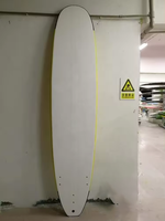 Planche de surf longboard en mousse IXPE super douce personnalisée avec pare-chocs EVA à la tête et à la queue, équipement de sports nautiques pour le surf