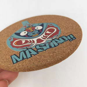 Sottobicchieri in Legno Eco-Friendly Assorbenti, Tappetini Vuoti per Caffè, Fai da Te, Incisione Laser, Pittura Floreale, Regali di Inaugurazione Casa - Product Image 4