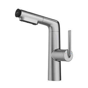 Pull Out Basin Faucet Single Handle Ceramic Valve Deck <b>Mounted</b> With <b>Spray</b> Function For Washbasin Sink - Product Image 4