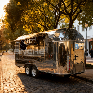 2025 Precio al por mayor popular Remolque de comida Catering Helado Camión de comida móvil México Hamburguesa Cerveza Bar Barbacoa - Product Image 2