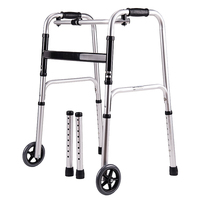 Équipement de physiothérapie pratique de marcheur médical pliant léger de vente chaude pour les personnes handicapées âgées