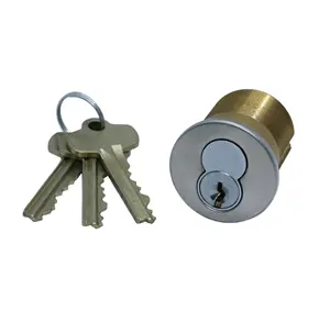 Küçük formatlı değiştirilebilir çekirdek kapı kilidi silindir çıkarılabilir yedek samerican anahtar amerikan kilit silindir