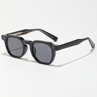 Lunettes de soleil UV400 à monture intégrale en TR90 imitation, avec branches en propionate, style classique rétro, ensemble combiné transfrontalier unisexe