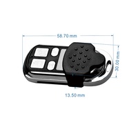 Télécommande de serrure de porte électrique, porte-clés 433 MHz
