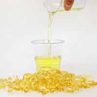 Huile de poisson raffinée haute puissance 50/25 EE TG Type 18/12 33/22 10/50, base de gélules molles de qualité alimentaire, certifiée HACCP, dose de 1000 mg pour
