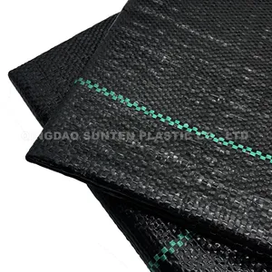 Black/Green/White PP/PE Woven Anti Weed Control/Barrier Mat Fabric Ground Cover For Agriculture/Garden/Landscape