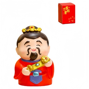 Pièces de décoration de camion de haute qualité, figurine du Dieu de la Richesse pour cabine de camion, 5,5 cm * 4 cm * 6,3 cm, différents styles disponibles - Product Image 5