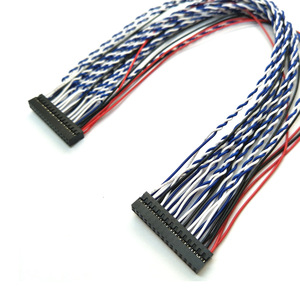 สายเคเบิลหน้าจอ Lvds ระยะพิทช์ 0.4 มม. 1 เมตร แกนทองแดง ฉนวนพีวีซี สายไฟอิเล็กทรอนิกส์ อะแดปเตอร์เชื่อมต่อ - Product Image 3