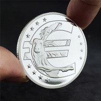 Accessoires Euro 10 (Ans) Ans de Jahre Emission Commémorative 10 Ans de la Médaille Euro 40mm Pièces Commémoratives en Euro