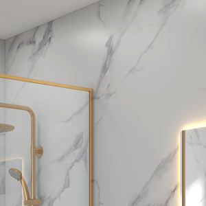 Qualité or aluminium salle de <span class=keywords><strong>douche</strong></span> écran de <span class=keywords><strong>douche</strong></span> profil 6/8mm porte de <span class=keywords><strong>douche</strong></span> en verre trempé pour salle de bain - Product Image 5