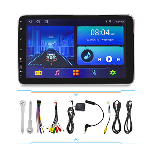 BQCC Pantalla Giratoria <span class=keywords><strong>de</strong></span> 10 Pulgadas para Automóvil, Sistema <span class=keywords><strong>de</strong></span> Navegación GPS Android 12 1 DIN, Radio Estéreo, Audio y Video, Tipo IPS, Electrónica para Automóvil - Product Image 3