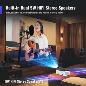 Magcubic hy450 máy chiếu xách tay 900ANSI 8K 1080p siêu ngắn ném Allwinner h716 bt5.4 Tự động bù đắp điện tử tập trung - Product Image 5