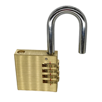 High Security 4-digit Combination Copper Password Padlock