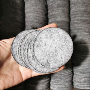 Filtro de carbón pesado personalizado, almohadilla de algodón con carbón activado de cáscara de coco para máscara de soldadura, 1.2 mm de grosor, una sola capa, blanco y negro - Product Image 3