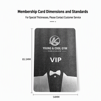 Cartes en plastique PVC personnalisées de haute qualité avec finition gaufrée durable pour les solutions de fidélisation et d'identification