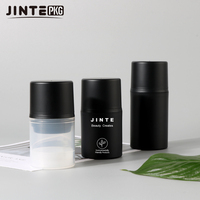 Flacon pompe sans air personnalisé pour lotion cosmétique noire vide de 30 ml, 50 ml, 80 ml, 100 ml, 120 ml, 150 ml
