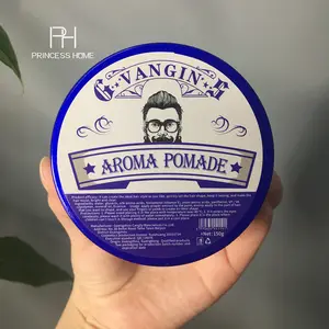 Private label Clear Scented Hair Gel Wax mens hair pomata mirtillo colonia Scent Extra Strong Hold Natrual Edge Control