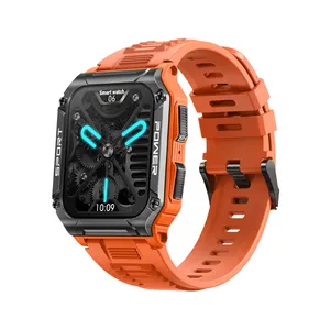 NX6 Sports Smart Watch estilo ao ar livre para homens 1,95 polegadas 240x280 tela com BT Calling função Heart Rate Monitor de pressão arterial